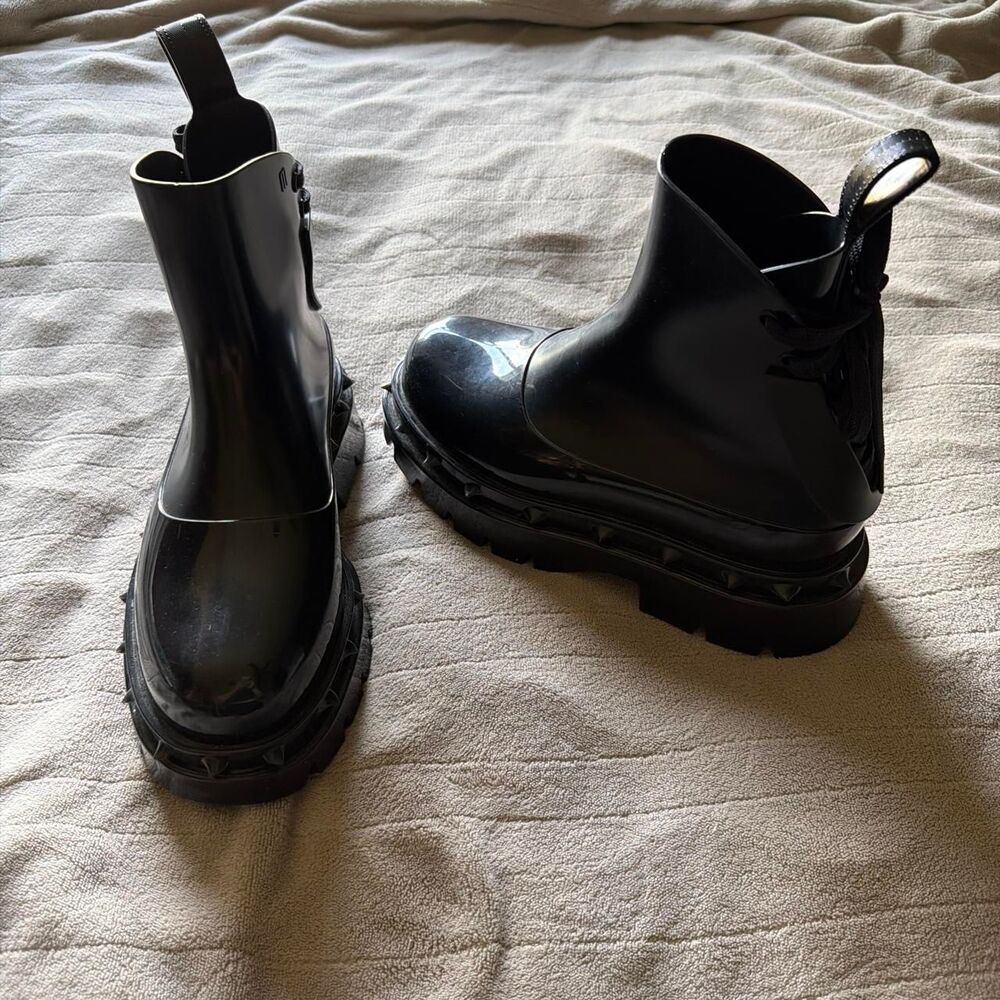 Melissa x Undercover Spikes Black Boots 10US